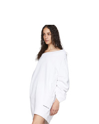 Белое платье-свитер от Dsquared2