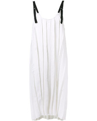 Белое платье со складками от Aviu