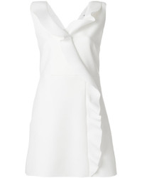 Белое платье со складками от MSGM