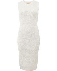 Белое платье-футляр с вышивкой от Michael Kors