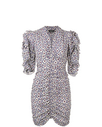 Белое платье-футляр с "огурцами"