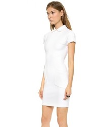 Белое платье-футляр от DSquared