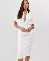 Белое платье-футляр от ASOS DESIGN