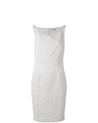 Белое платье-футляр от D-Exterior