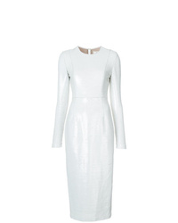 Белое платье-футляр от Dvf Diane Von Furstenberg