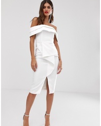 Белое платье-футляр от Lavish Alice