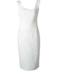 Белое платье-футляр от Roland Mouret