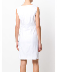 Белое платье-футляр от Love Moschino