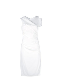 Белое платье-футляр от Talbot Runhof