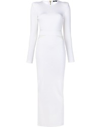 Белое платье от Balmain