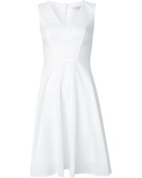 Белое платье от Carolina Herrera