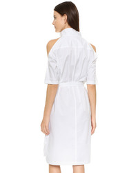 Белое платье от DKNY