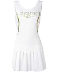 Белое платье от Fendi