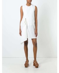 Белое повседневное платье от Marni