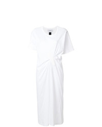 Белое повседневное платье от Facetasm