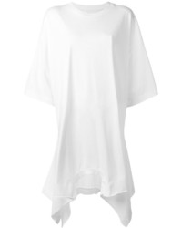 Белое повседневное платье от MM6 MAISON MARGIELA