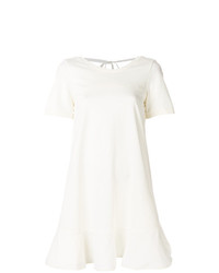 Белое повседневное платье от Moncler