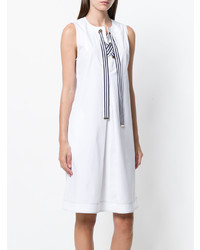 Белое повседневное платье от Fay