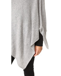 Белое пончо от White + Warren