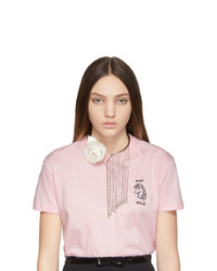 Белое сатиновое колье от Miu Miu