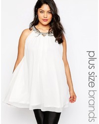 Белое свободное платье от AX Paris
