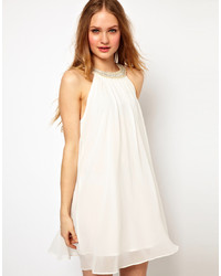 Белое свободное платье от Jarlo