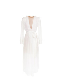 Белое шелковое вечернее платье от Nk