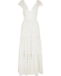 Белое шелковое вечернее платье от Temperley London