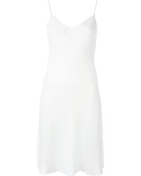 Белое шелковое платье-майка от Givenchy