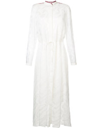 Белое шелковое платье-макси от Maiyet