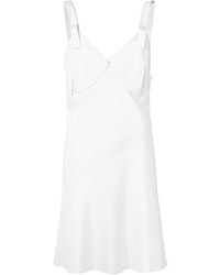 Белое шелковое платье от Calvin Klein Collection