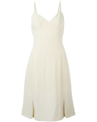 Белое шелковое платье от Chanel