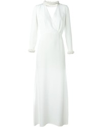 Белое шелковое платье от Emilio Pucci
