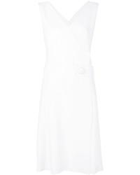 Белое шерстяное платье от Goat