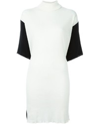Белое шерстяное платье от MM6 MAISON MARGIELA