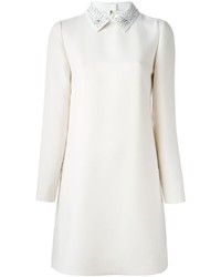 Белое шерстяное платье от Valentino