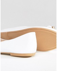 Белые балетки от Asos