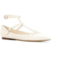 Белые балетки от Valentino