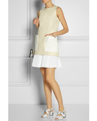 Белые босоножки на каблуке от Alexander McQueen