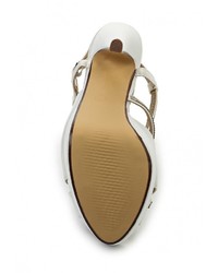 Белые босоножки на каблуке от Tulipano