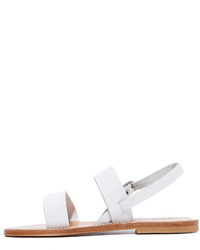 Женские белые босоножки от K. Jacques