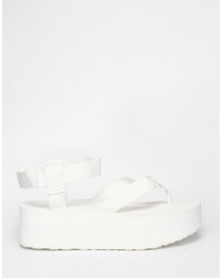 Женские белые босоножки от Teva