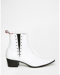 Мужские белые ботинки челси от Jeffery West