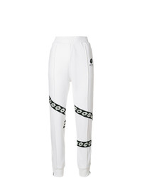 Женские белые брюки-галифе с принтом от Damir Doma