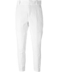 Женские белые брюки-галифе от Ann Demeulemeester