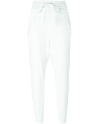 Женские белые брюки-галифе от Chloé