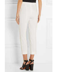 Женские белые брюки-галифе от Alexander McQueen