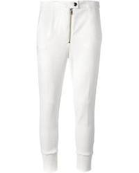 Женские белые брюки-галифе от Dondup