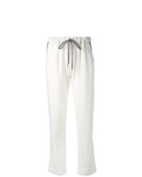 Женские белые брюки-галифе от Eleventy
