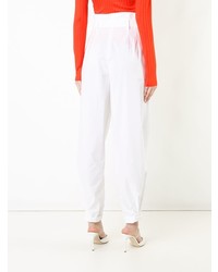 Женские белые брюки-галифе от Paule Ka